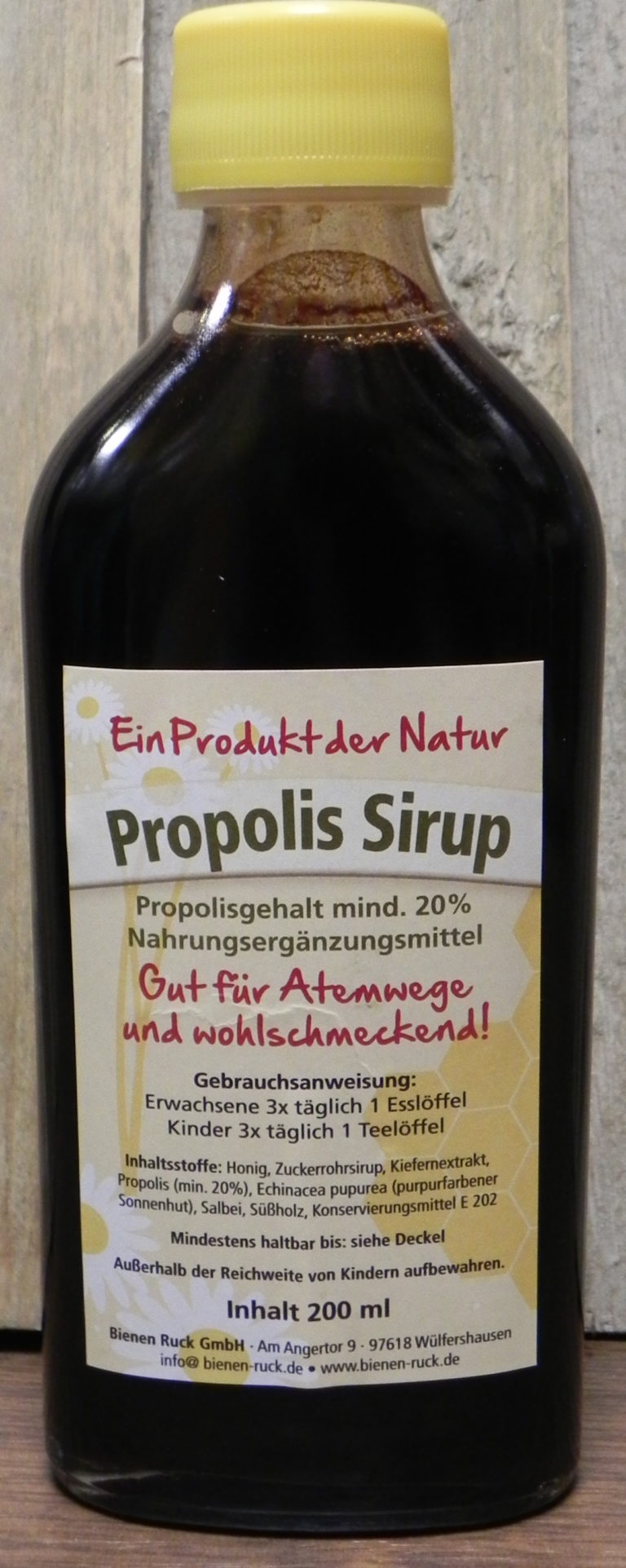 Propolis Sirup Ml Mit Honig Silkes Imkereibedarf